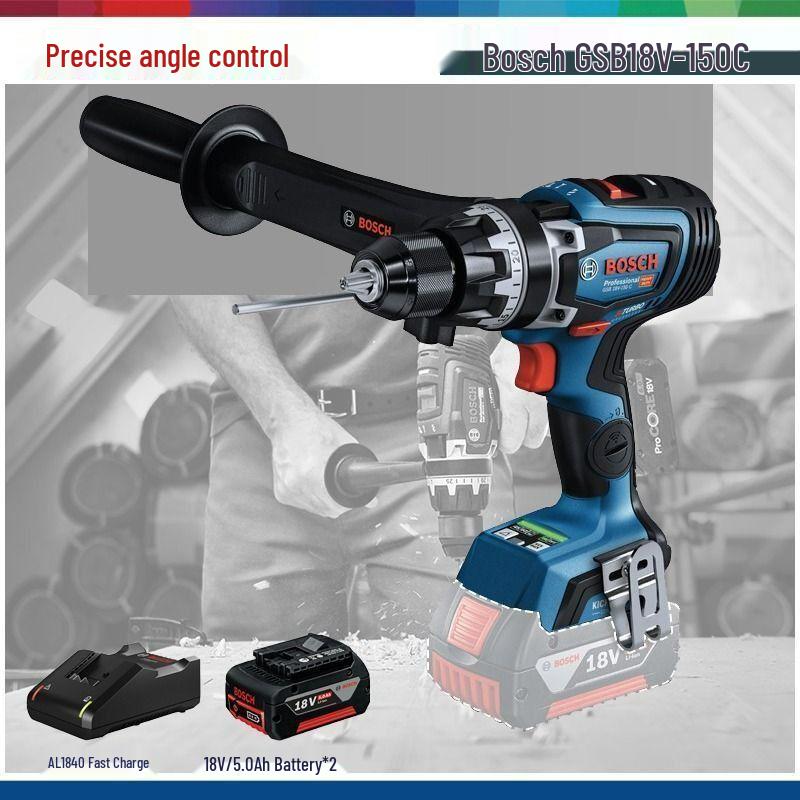 Bosch GSB18V-150C Brushless Impact Driver, Handheld Stepless Speed Drill