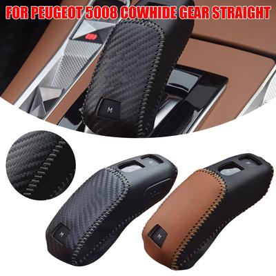 Capa protetora para alavanca de câmbio de carro, acabamento, capa protetora para alavanca de câmbio automática, decoração para carro para Peugeot 3008 5008 508L 2017 2018