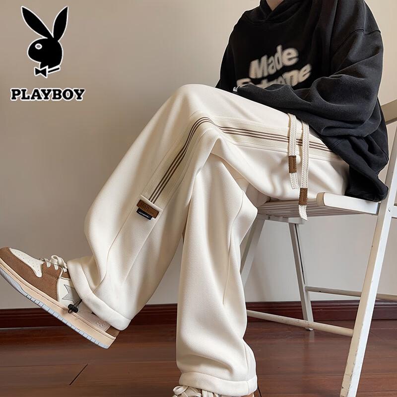 PLAYBOY Men's Straight-Leg Casual Pants