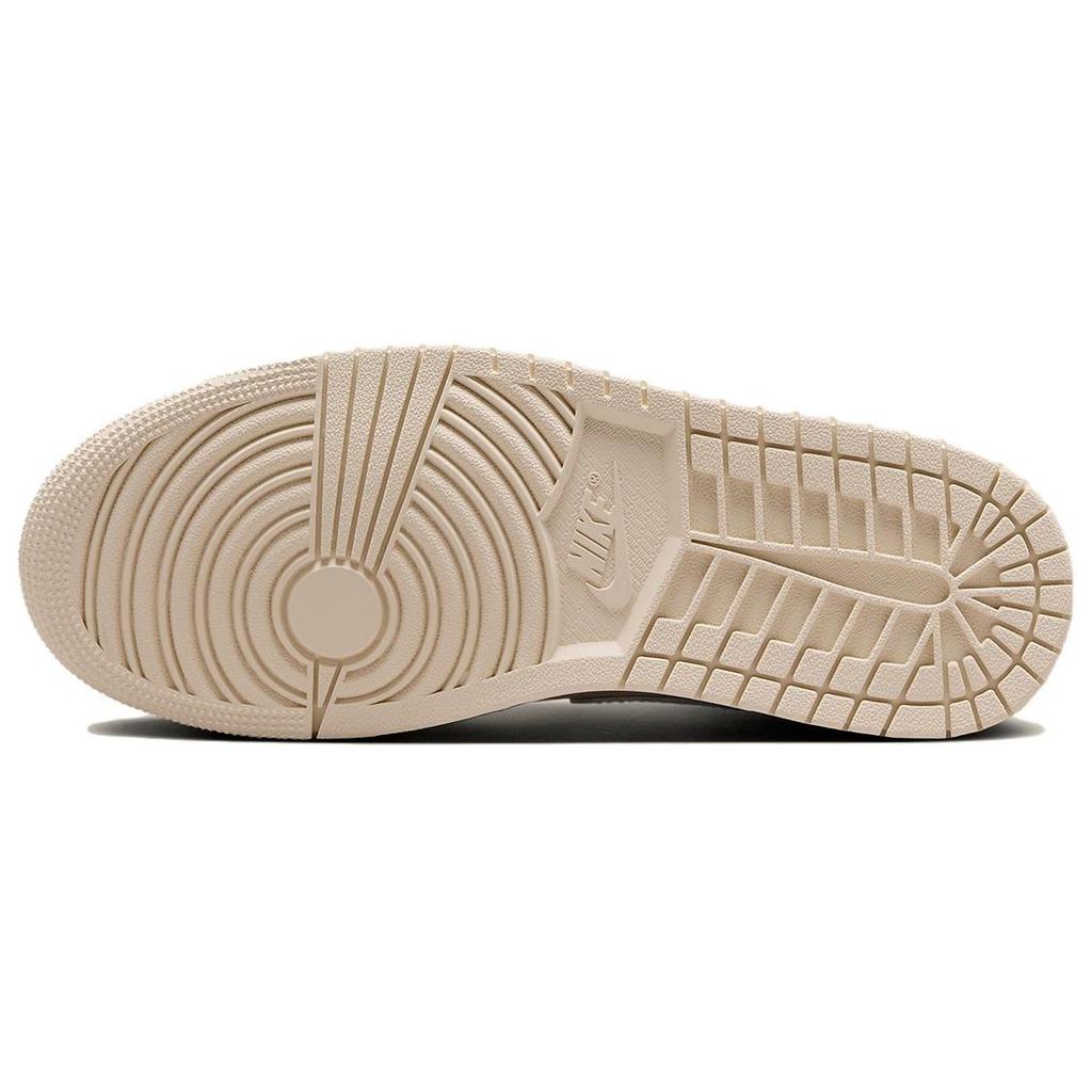 Air Jordan 1 Mid Legend Light Brown Women Sneakers Cream Muslin Sail BQ6472-201