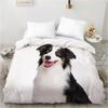 Animal Lie Down Dog Pet Bedding Set Duvet Cover Single Twin King Size Quilt Cover Home Textile Comforter