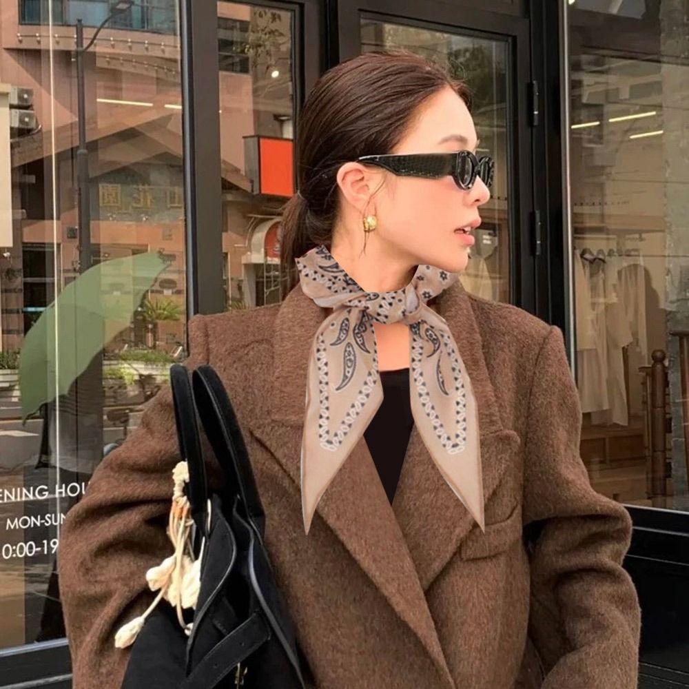 Thin Bib Shawl Hijabs Sunscreen Neckerchief Fashion Neck Cover Spring Autumn