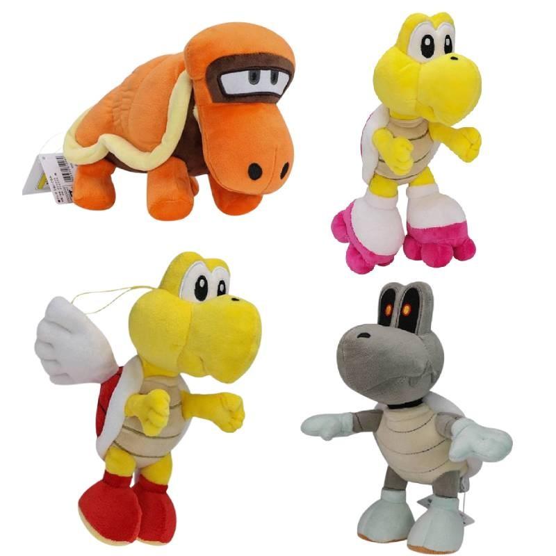 Adorable Mario Flying Slowpoke Turtle Plush Toy With Skull Design And Roller Skates