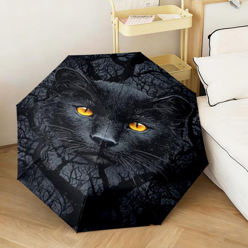 1PC Cats Automatic Umbrella - Suitable Travel Outdoor Portable Umbrella Birthday Gift Daily Essentials
