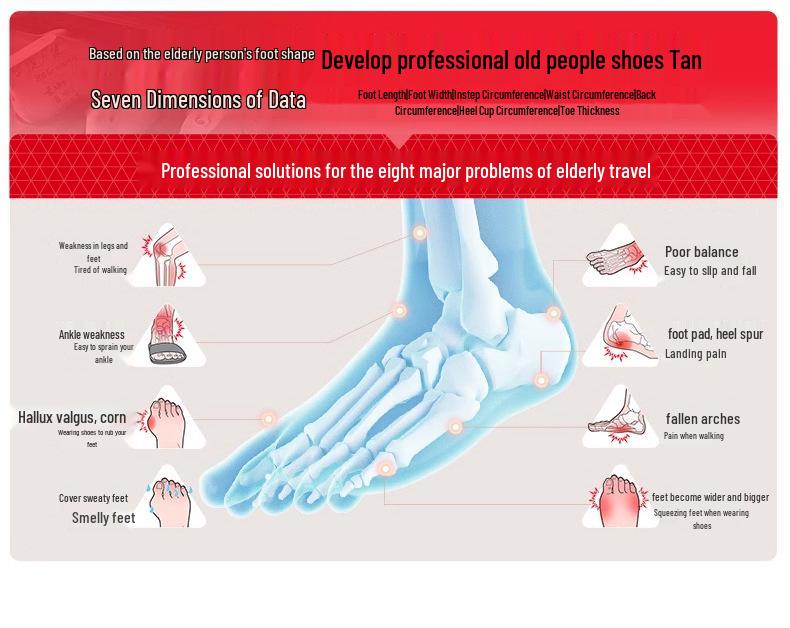 Plus Size Women's Shoes for Elderly: Diabetic, Swollen Feet, Hallux Valgus, Walking Comfort.