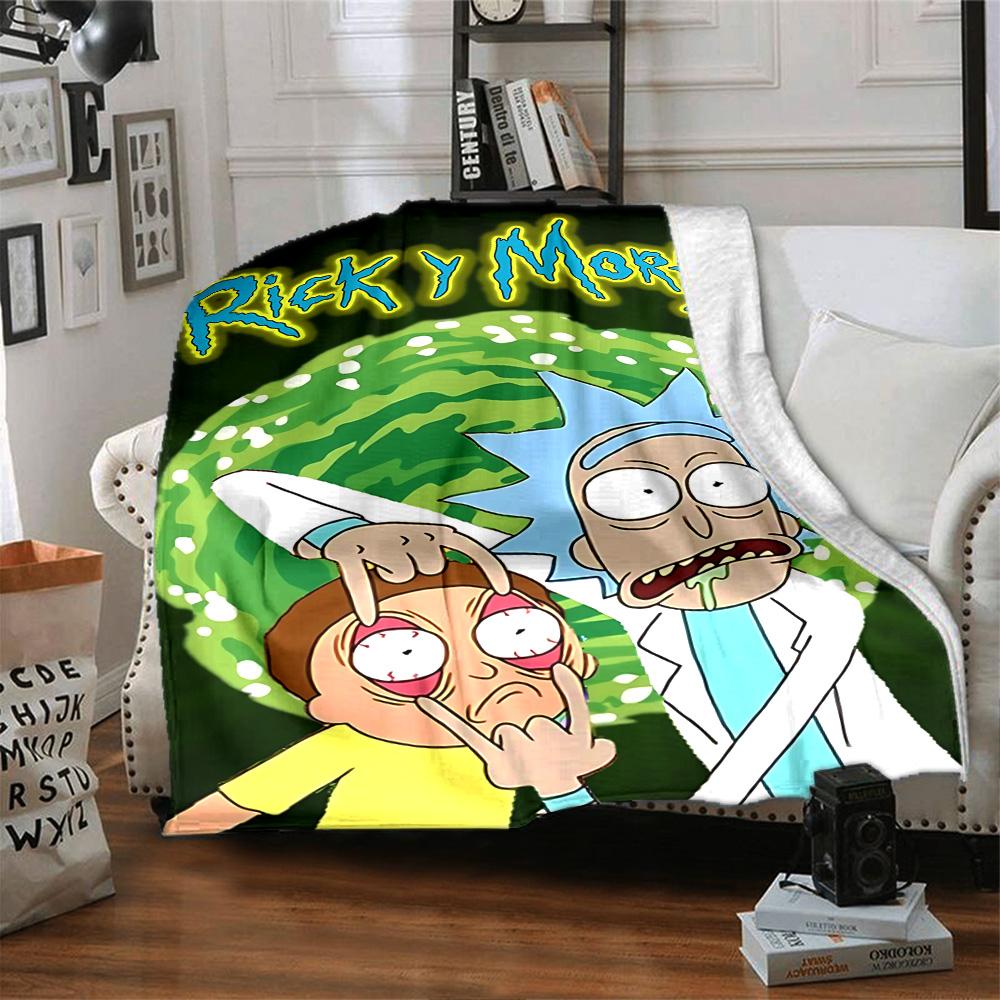 1pc Space Adventure Duo flannel Blanket for Super Soft Cute Comfort Blanket for Travel Bedding Couch Sofa Blanket Y82577