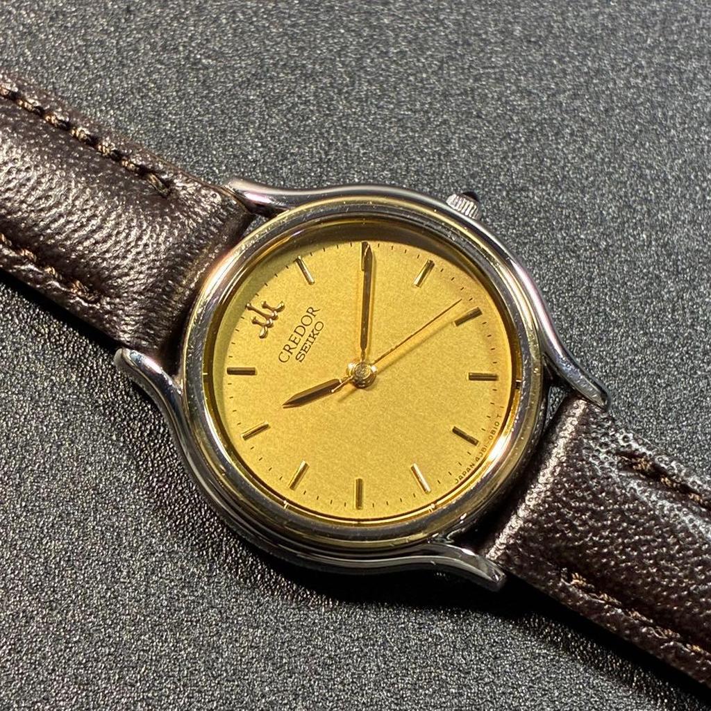 Used Good Condition, Authentic Credor 18KT Watch by Seiko, Gold, Working Quartz Movement