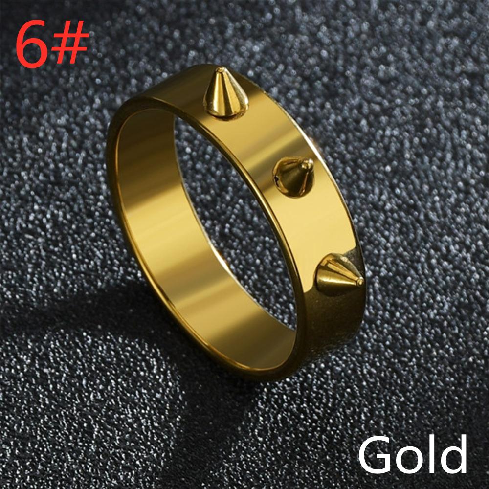 Schmuck Hip Hop Biker Rock Nieten Punk Ringe Herrenringe Edelstahl