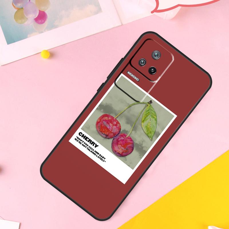 Cherry Pattern Case For Xiaomi 14 Ultra 13 11T 12T 13T Pro 12 Lite POCO X6 Pro M6 X3 X4 X5 M5s F3 F5 Cover