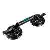 Manual Suction Cup Lifting Tool with Rubber Cups and Raised Handle for Positioning Glass, Tile, and Smooth Metal Sheets