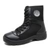 Extra Light Boots Combat Boots Men's and Women's Land Combat Special Service Combat Training Boots Single Mesh High-top Canvas Tactical Security