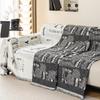 Luxury Sofa Mat Towel With Tassel Sofa Covers for Living Room L Shape Chaise Lounge Couch Slipcovers Pets Kids Mat Cover