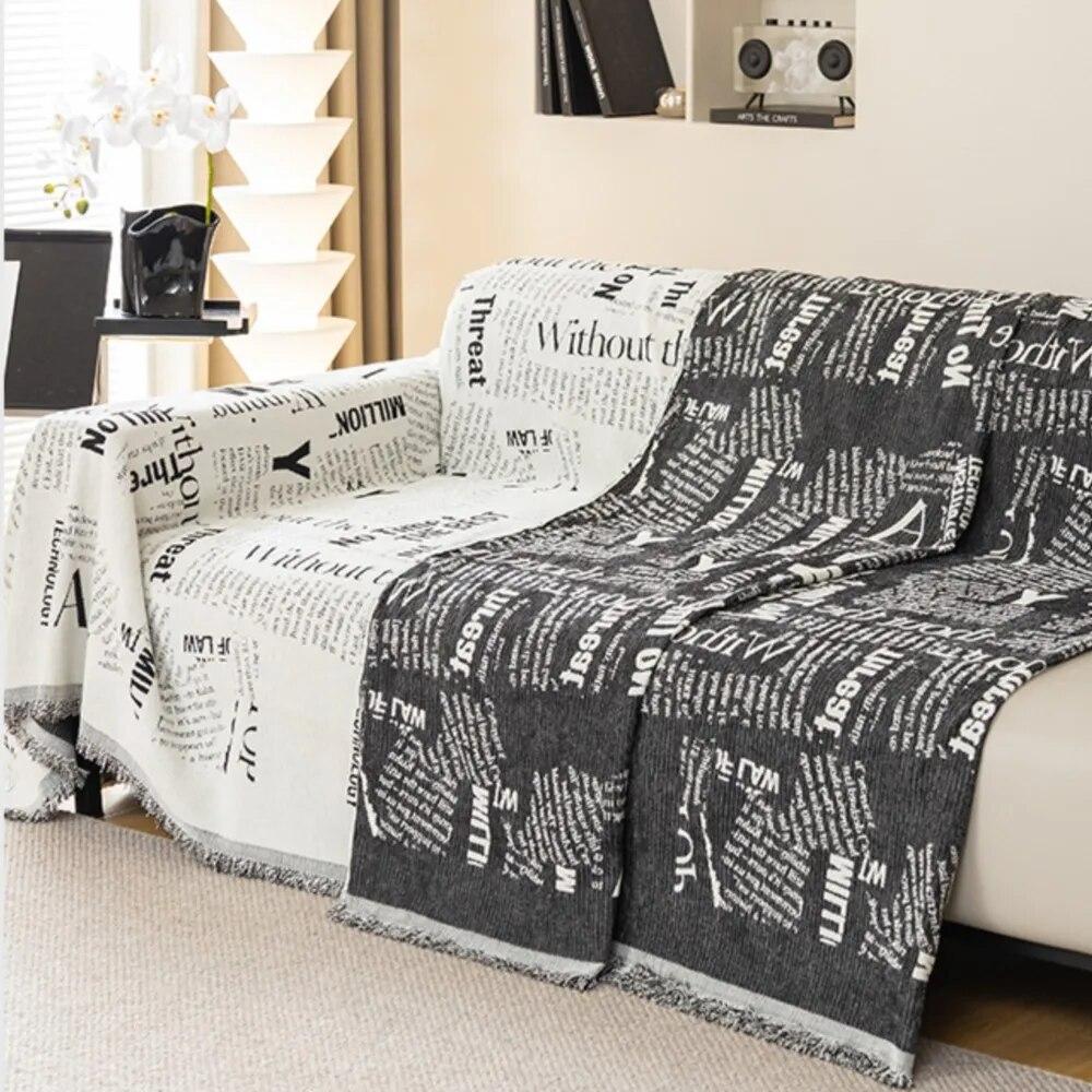 Luxury Sofa Mat Towel With Tassel Sofa Covers for Living Room L Shape Chaise Lounge Couch Slipcovers Pets Kids Mat Cover