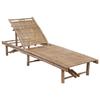 VidaXL Garden Lounge Chair with Cushion Bamboo