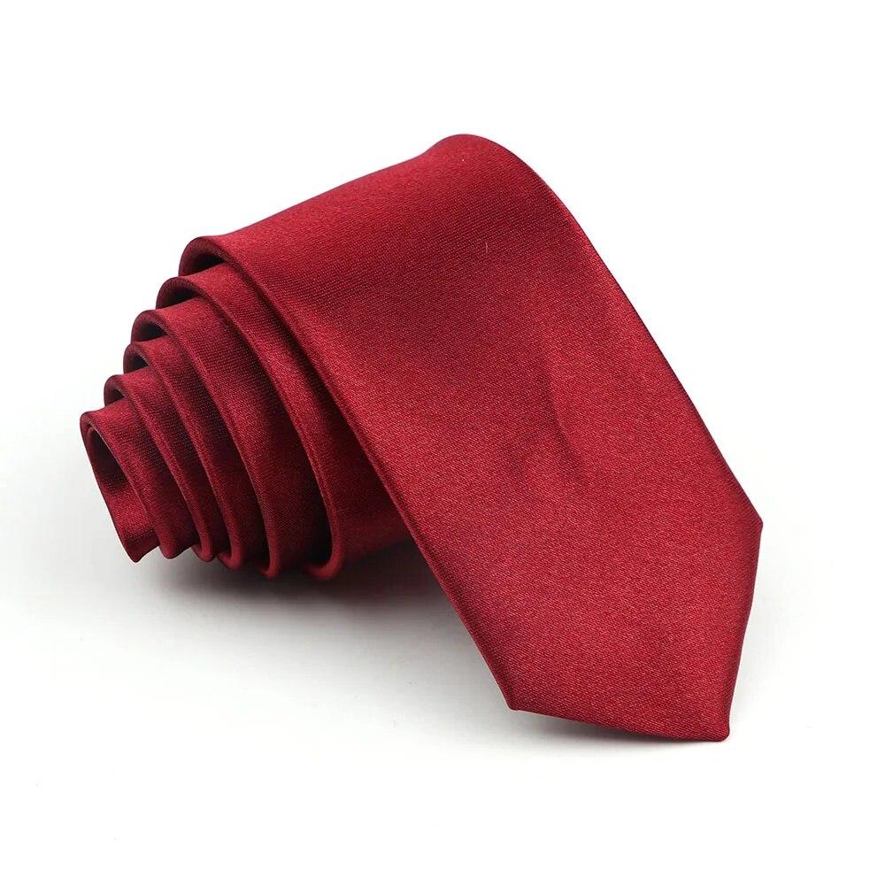Cravate 5 cm, pour hommes, Angleterre, version étroite, décontracté, groupe de couleurs unies, couleur unie, cravate
