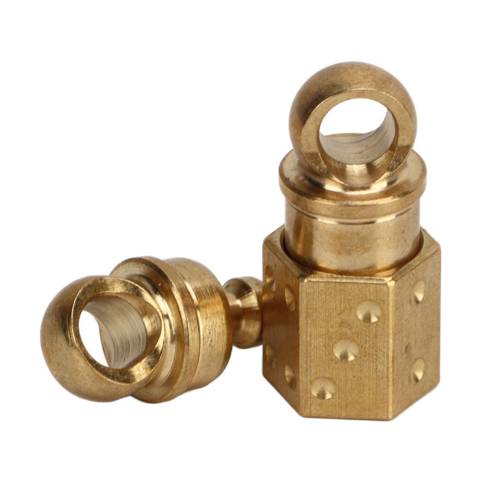 Durable Brass Keychain Heavy Duty 360° Rotation Key Holder Key Rings Outdoor Activities