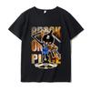 ONE PIECE T-shirt Aslo Luffy Sauron Short Sleeve Male Anime Cartoon Ins Loose Japanese Printed T-Shirt Y2K
