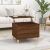 Vidaxl Coffee Table, Brown Oak, 60X44.5X45 Cm