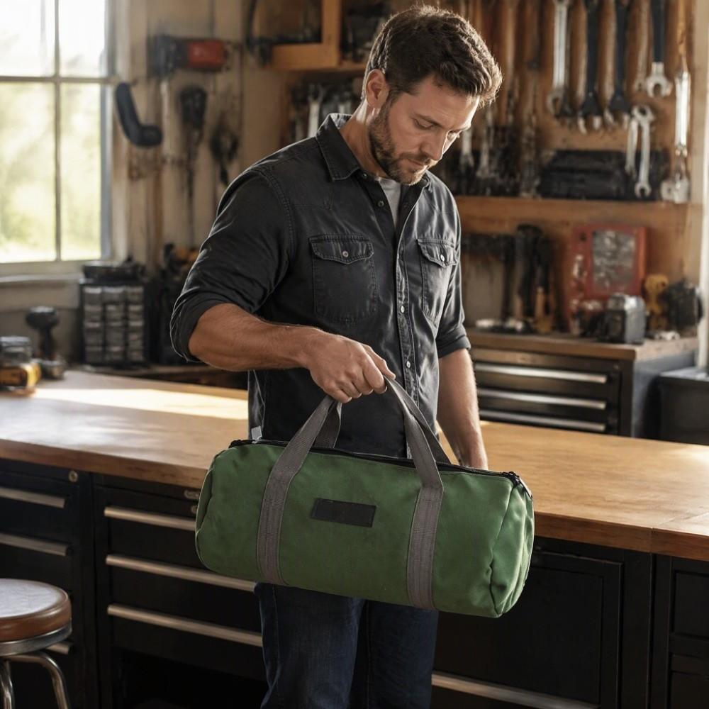 Waterproof Tool Bag Large Capacity Canvas Tool Bag Multi-Use Portable Tool Bag  Carpentry