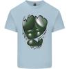 Gym Green Torso Ripped Muscles Effect Unisexs Light Cotton TShirt