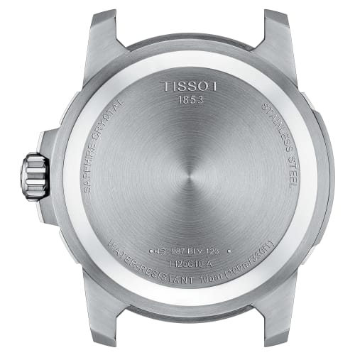 Tissot Super Sport Bracelet Watch, Officially Imported, T1256101105100, Men's, Black Dial