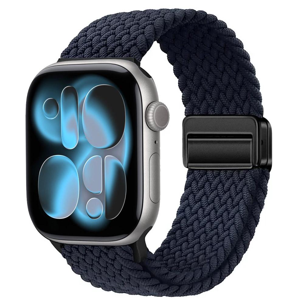 Nylon Strap for Apple Watch 11 10 46mm 42mm/Ultra 3 2 1 49mm Magnetic buckle Wristband iWatch 9 8 7 6 5 4 SE 45mm 44mm 41mm 40mm