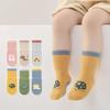 Cute Cartoon Baby Long Socks Rubber Bottom Anti-slip Children Floor Sock Spring Autumn Infant Cotton Socks 0-5Year Kids Footwear