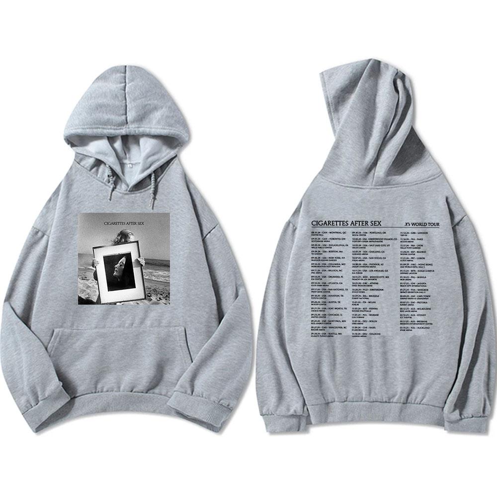 World Tour Cigarettes After Sex Hoodies Winter Men Women Heavy Mental Sweatshirts Long Sleeve Graphic Print Sudaderas