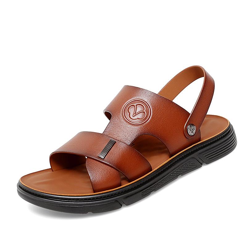 

2024 Лето Горячие Продажи Мужские Сандалии Легкие Дышащие Пляжные Туфли Нескользящие Мужские Повседневные Туфли Бесплатная Доставка 44 коричневый