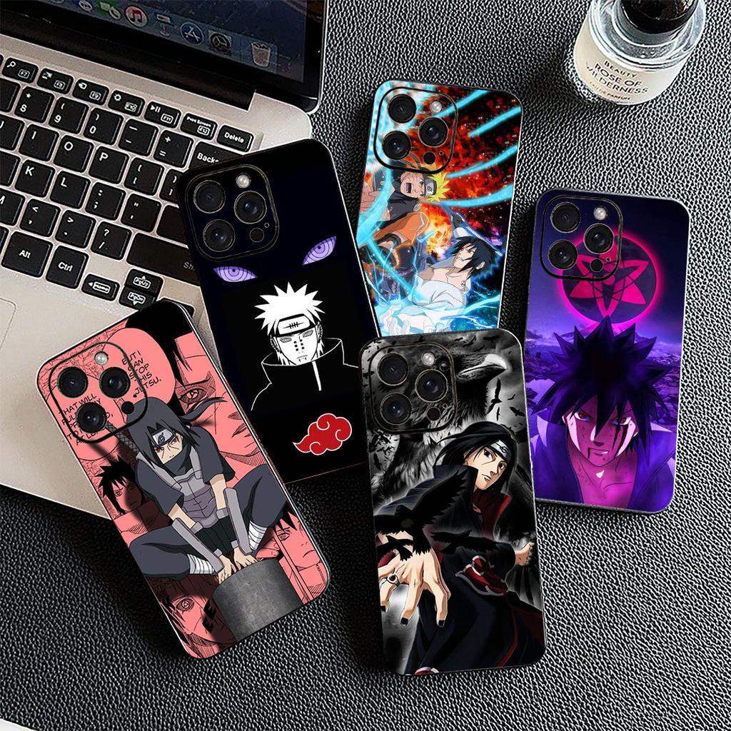 Cover for OPPO A80 A18 A16 A40 A17 A15 A38 A78 A79 A54 A57 A12 A60 5G 4G Casing Phone Case Akatsuki Itachi Narutos Uchiha Sasuke