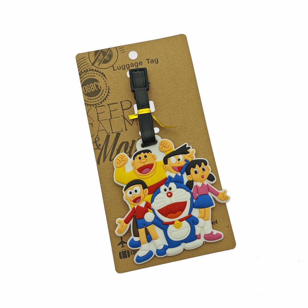Anime Character Luggage Tag: Featuring Naruto, Dragon Ball, and Doraemon Designs