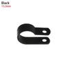100PCS R-Type Nylon Cable Clamp Pipe Mounting Fix Wiring Hose Fasteners Durable Insulation Electrical Fittings High Quality