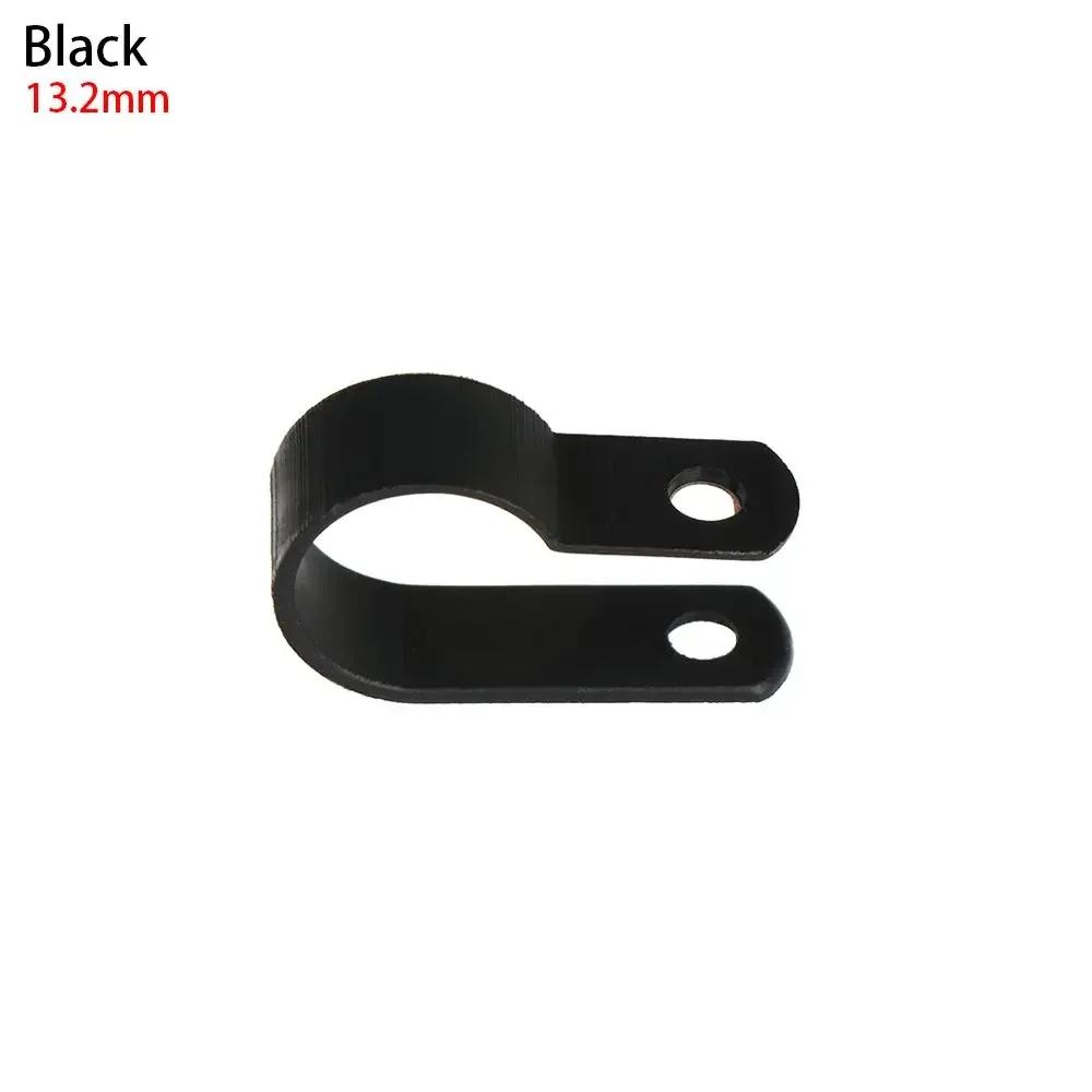 100PCS R-Type Nylon Cable Clamp Pipe Mounting Fix Wiring Hose Fasteners Durable Insulation Electrical Fittings High Quality
