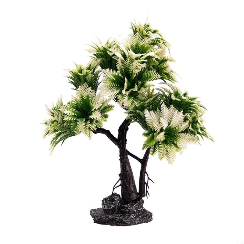 Aquariums Resins Decoration Aquariums Landscaping Water Plant Ornaments X3UC