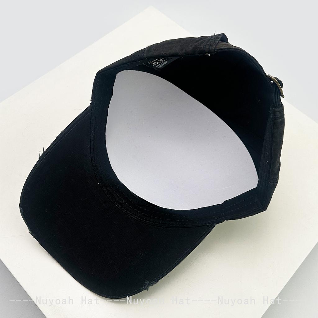 And Women American Vintage Embroidered B Letter Prints Baseball Caps Sun Protection Broken All-Match Personalized Peaked Hats Fashion Street Style