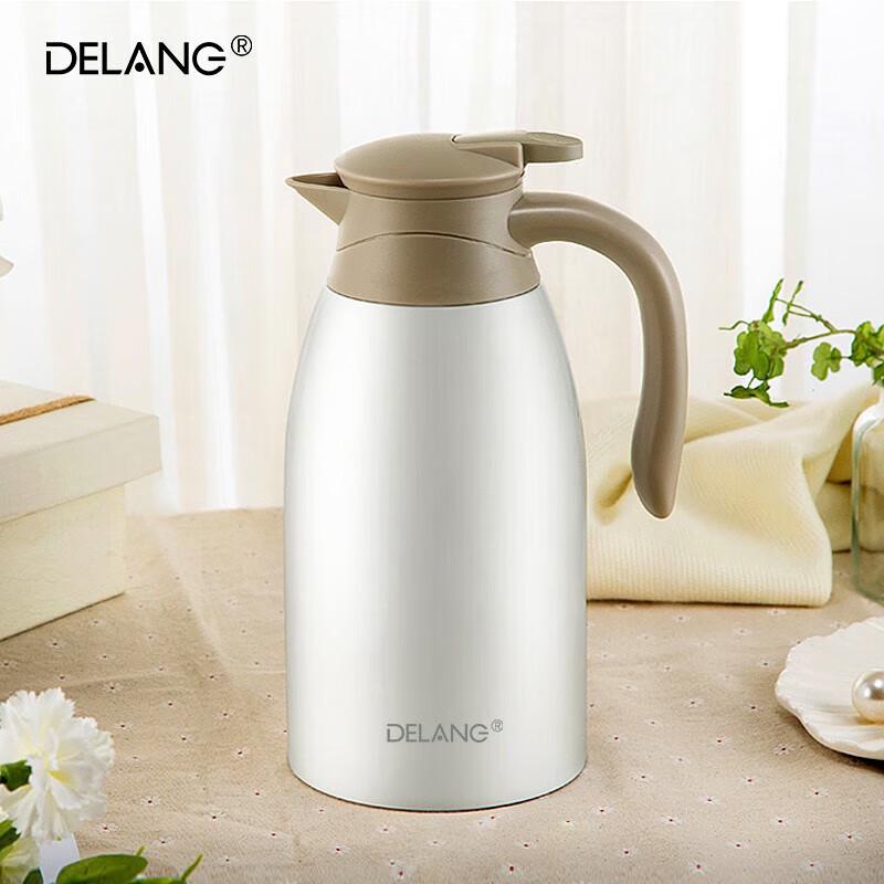 DeLang 2L Stainless Steel Insulated Thermos Pot