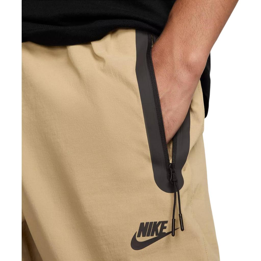 Nike Logo Drawstring Pocket Casual Pants Men Pants Light-Brown HM8242-297