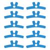 10Pcs Unisex Precut Kinesiology Tape Easy Adhesive Elastic Sports Tape for Neck and Shoulder for Sports Muscle Support