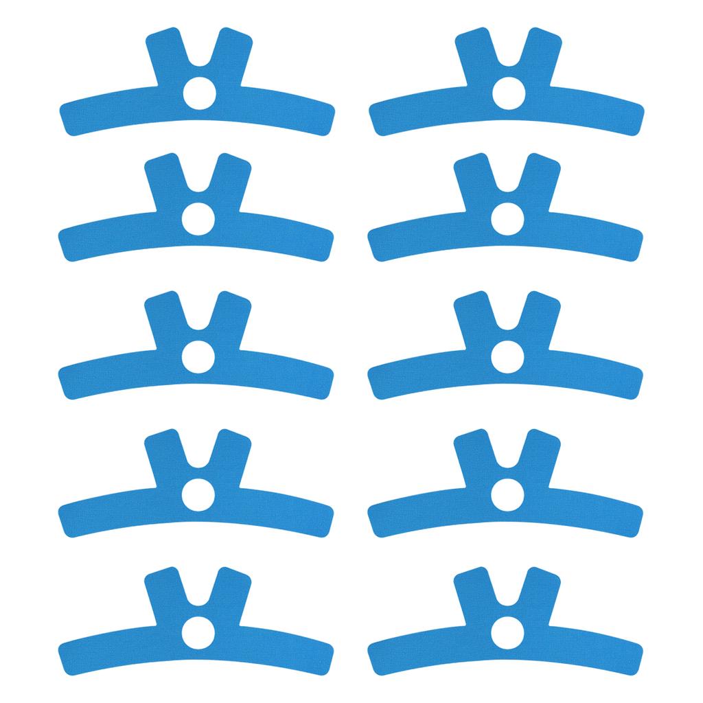 10Pcs Unisex Precut Kinesiology Tape Easy Adhesive Elastic Sports Tape for Neck and Shoulder for Sports Muscle Support