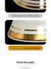 Karosa European Exquisite Ceramic Coffee Set with Gold Rim Bone China Cups and Saucers