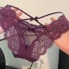 Temptation Intertwined: New French Sexy Lace Low Waist Panties with Bandage Detail for Women