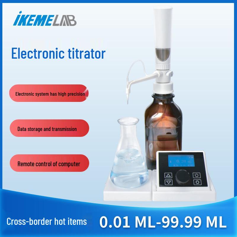 

dTrite Цифровой титратор: Электронный лабораторный дозатор с насадкой на бутыль 10 мкл-10 мл