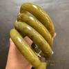 Flawed TXY16 Natural Xiuyan Jade Avocado Green Whitening Bracelet