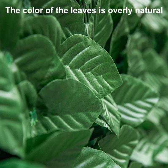 Cerca de Hera Artificial Jardim Tela de Privacidade de Verdura Falsa Proteção contra Desbotamento UV Sebe Falsa