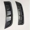1Pair Car Side Fender Stickers Carbon Fiber Look Arch Wheel Eyebrow Protector