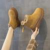 Winter New Velvet Fashion Casual Style Versatile Trend Rear Zipper Women's Boots Snow Boots Women