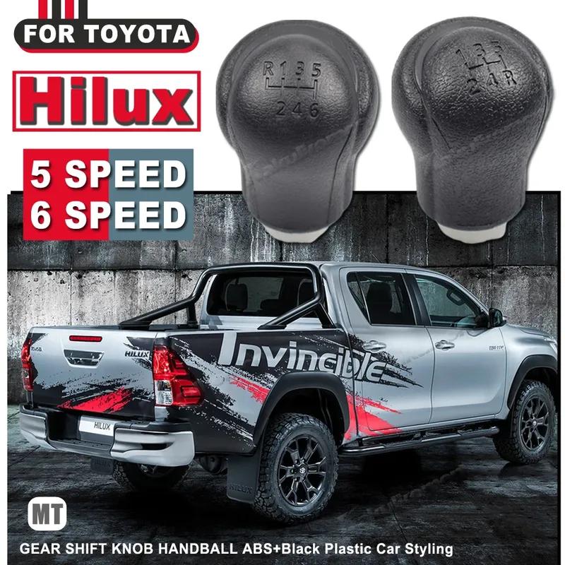 5/6 Speed Manual ABS Gear Shift Knob Head For Toyota Hilux Revo 2016 2017 2018     Car Styling Accessories