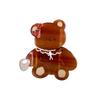 Sweet Cartoon Bear Shark Clip Kawaii Hair Clip Lovely Acetic Acid Hair Claw  Girls