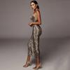 Leopard Print Sleeveless V-Neck Sexy Midi Dress Spring Women Fashion Streetwear 2022 Christmas Party Outfits dresses