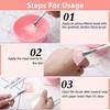 14-Pack Fan Brush Facial Applicator Brush Soft Fan Brush Acid Applicator Brush (Pink)